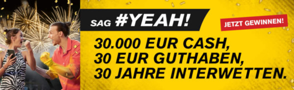 Interwetten feiert 30. Geburtstag