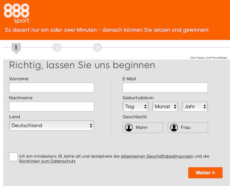 bei 888sport anmelden