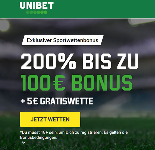 Unibet Fussball Wetten