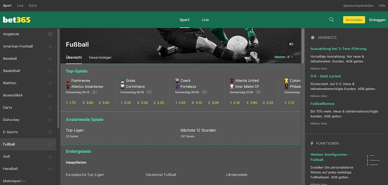 Bet365 Website Die Wettseite von Bet365
