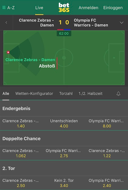 bet365 fussball live wetten