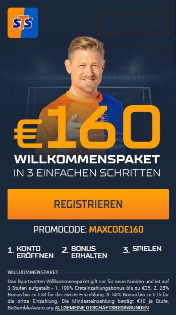 STSbet Bonus 160€