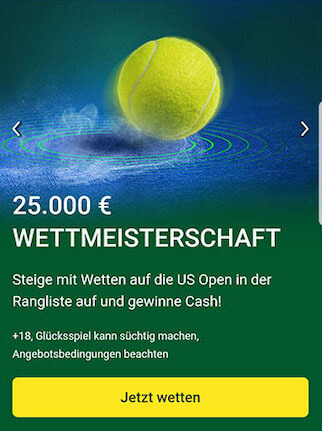 Unibet Tennis US Open Wettmeisterschaft