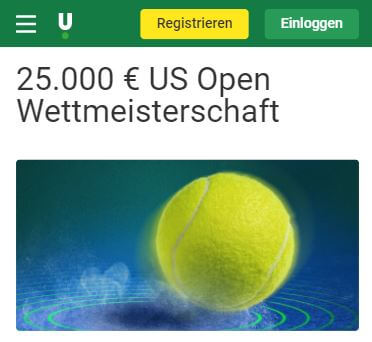 25.000 Euro US Open Wettmeisterschaft von Unibet