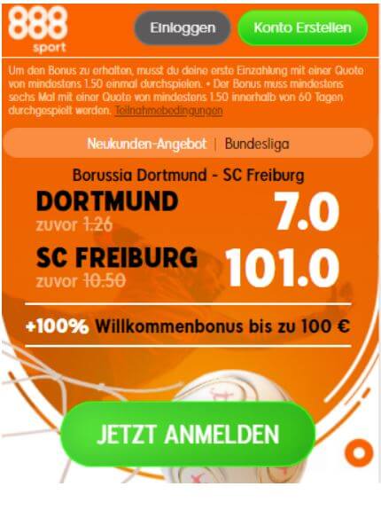 888 Quoten Booster