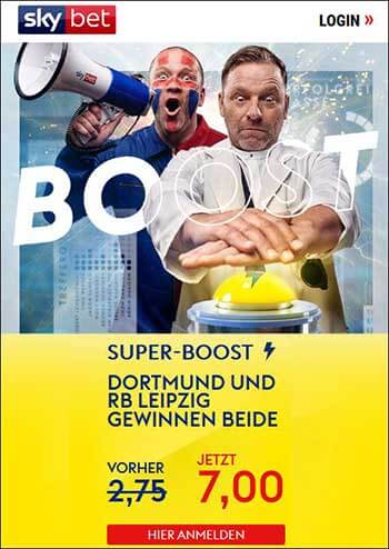 Grafik zum Champions League Superboost von Skybet