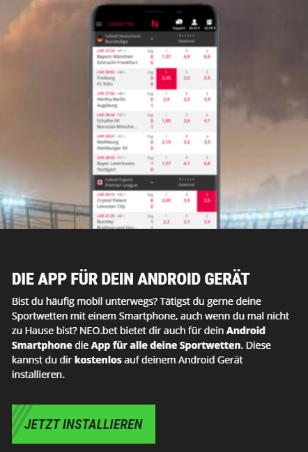 NEO.bet mobile App