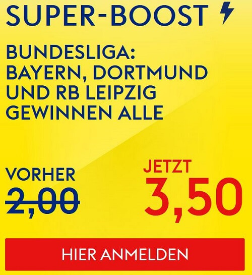 Bundesliga Bonus Quotenboost