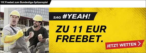 Dortmund - Bayern 11€ Gratiswette bei Interwetten