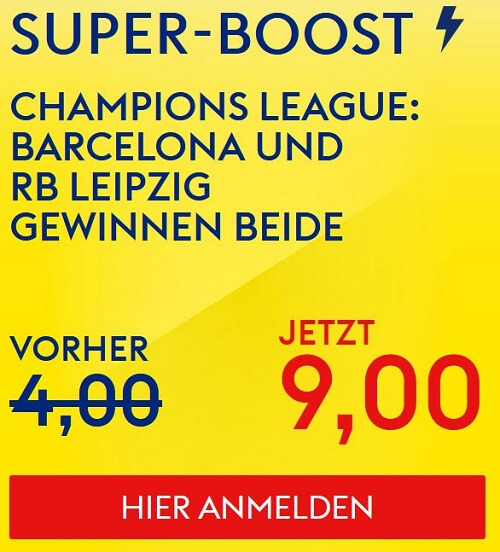 Champions League Bonus und Wettangebote