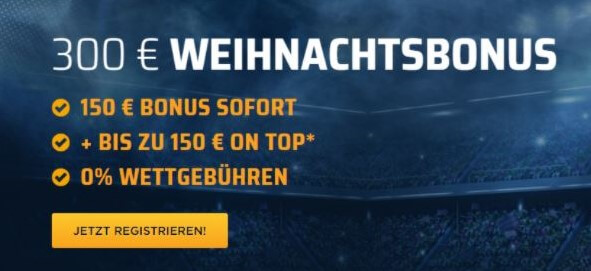 Bet3000 hebt den Bonus an