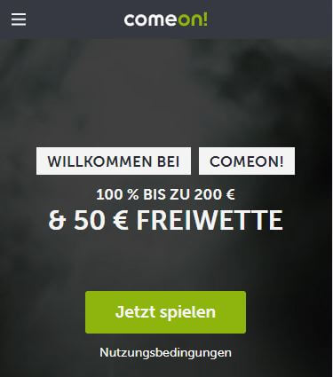 Comeon Bonus