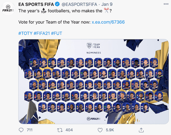 Fifa 21 Nominees