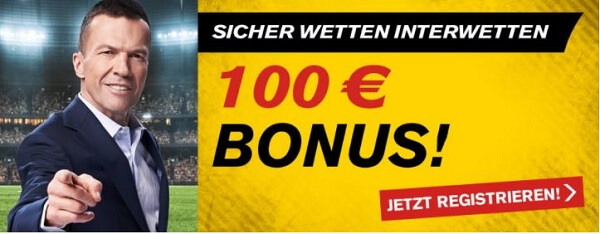 Interwetten Neukundenbonus bis zu 100€