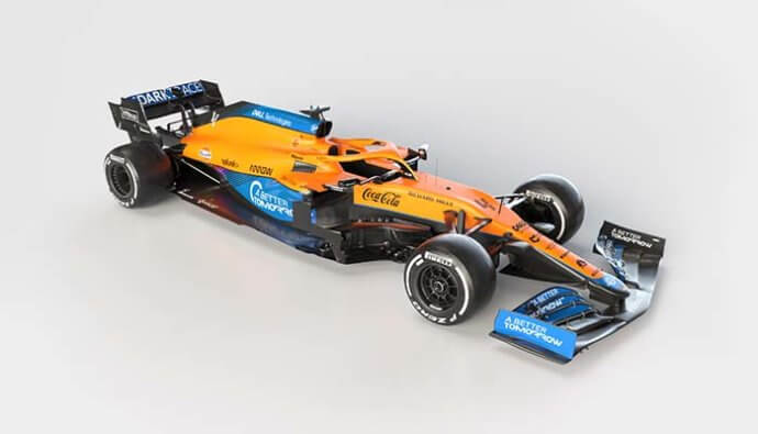 McLaren 2021 Formel 1 Auto