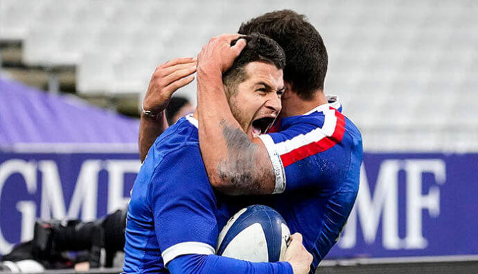 Rugby Six Nations 2021 Frankreich vs Schottland