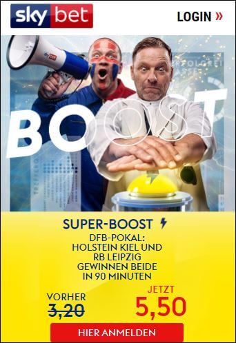 Grafik DFB-Pokal Superboost von Skybet