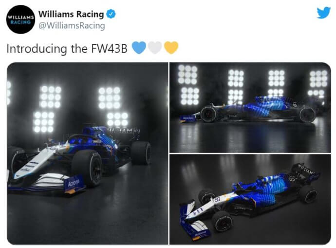 Neues Williams Formel 1 Auto 2021