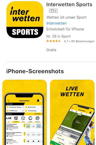 Interwetten iOS App
