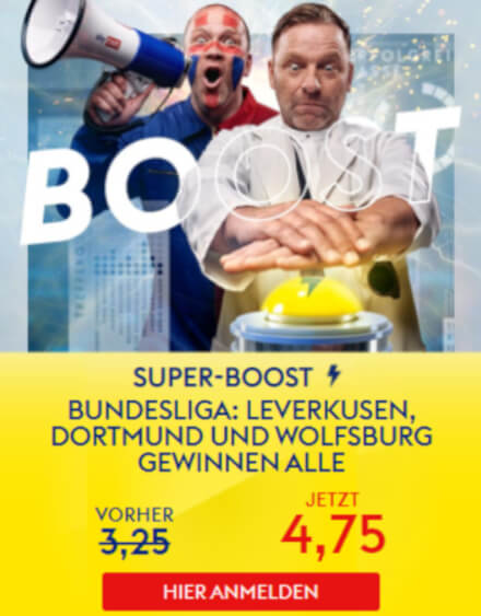 Grafik zum Bundesliga Superboost von Skybet