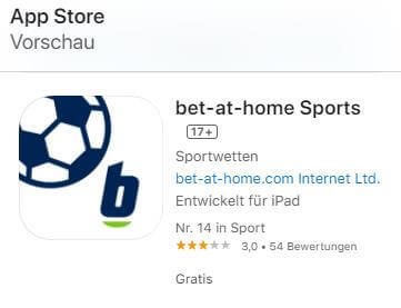Bet-at-home iOS Wettapp