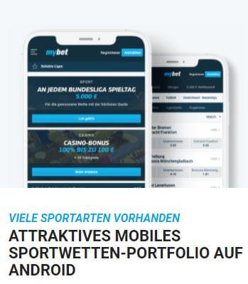 Mybet Android Web App