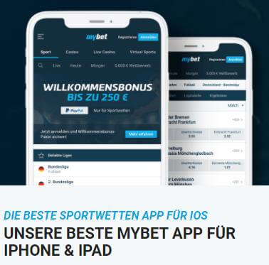 Mybet iOS Web App