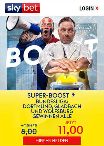 Grafik zum Bundesliga Superboost von Skybet