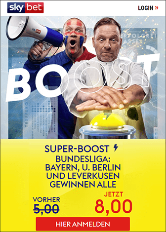 Grafik zum Bundesliga Superboost von Skybet
