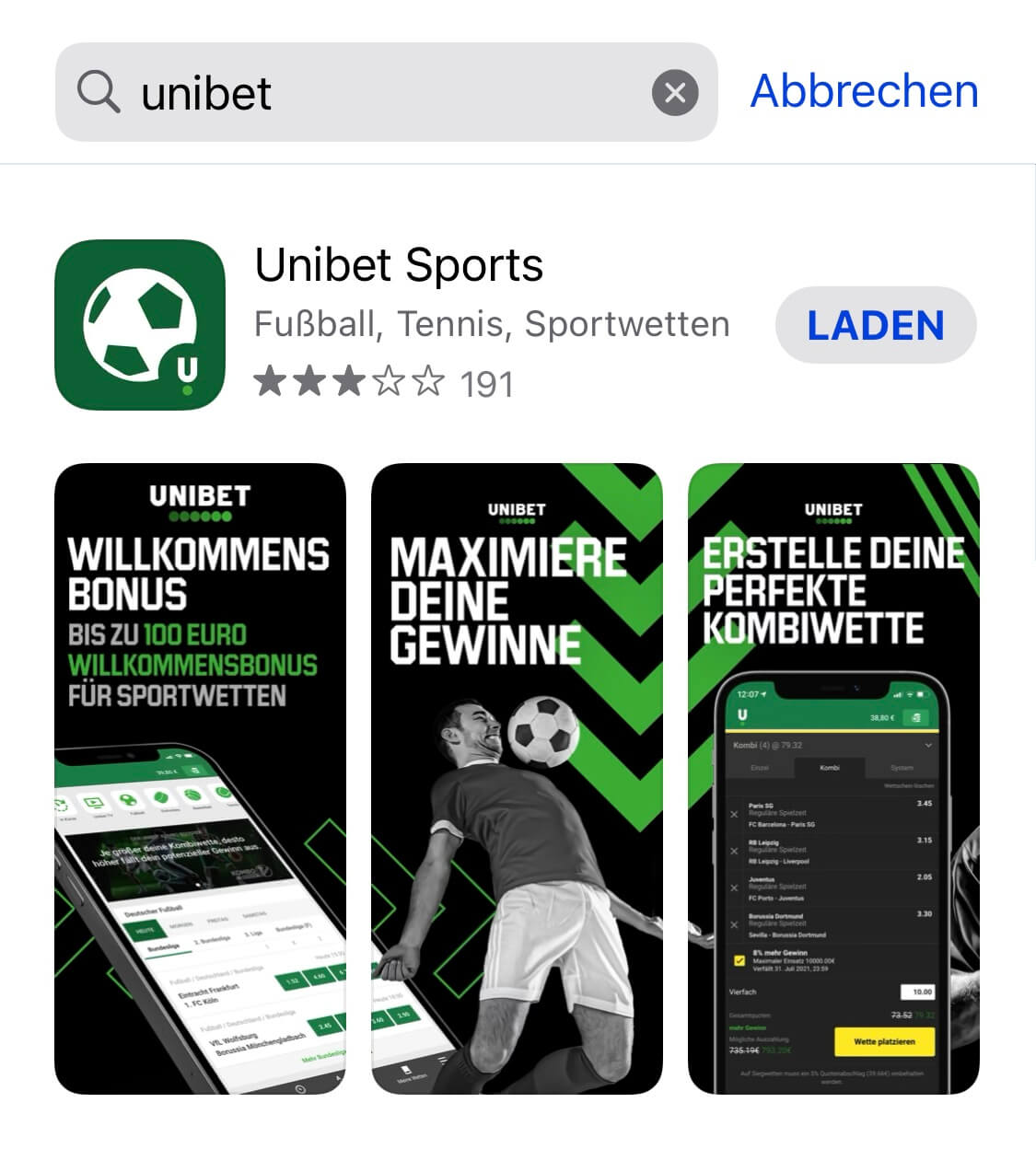 unibet app store