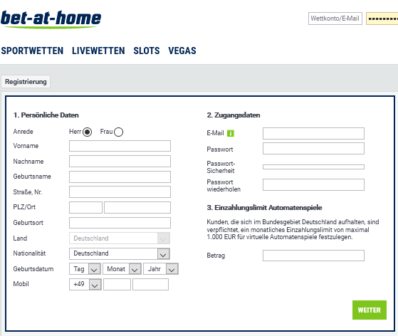 bet-at-home registrierung neu