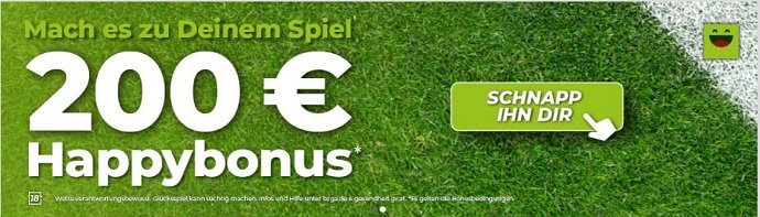 Happybet wettbonus