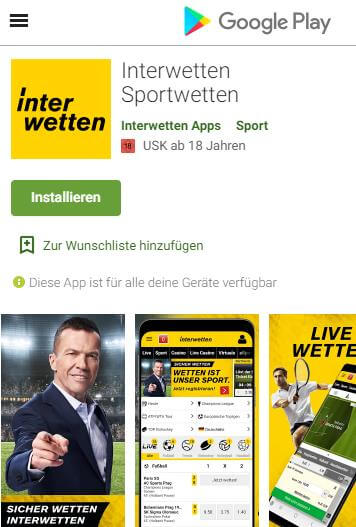 Interwetten Android App