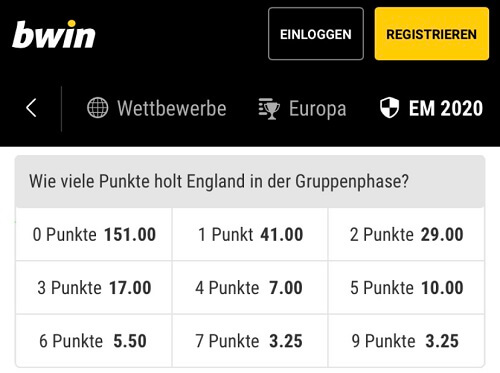 england em wetten
