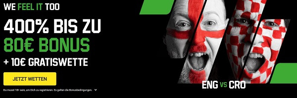 Unibet Neukundenbonus