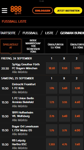 888Sport Bundesliga