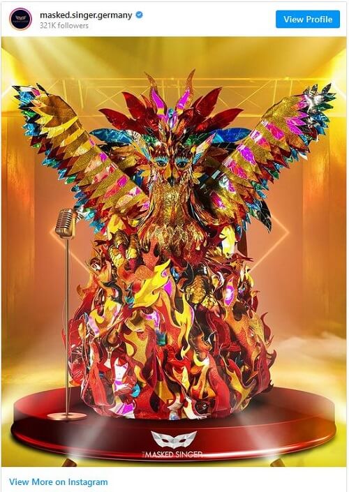 masked singer 2021 hinweise phönix