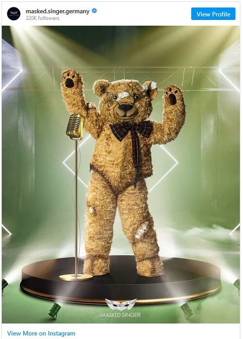 masked singer 2021 hinweise teddy