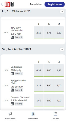 Bildbet Bundesliga