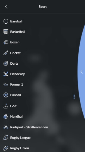 Bildbet Sportarten