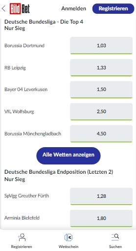 Bildbet Langzeitwetten