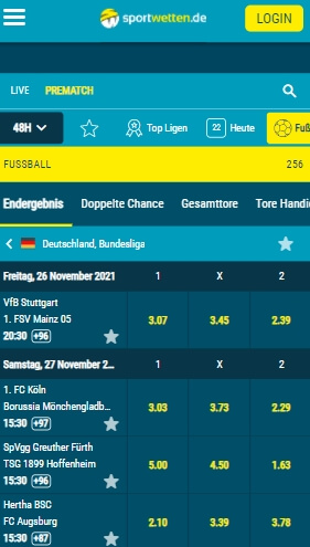 Sportwetten.de Bundesliga
