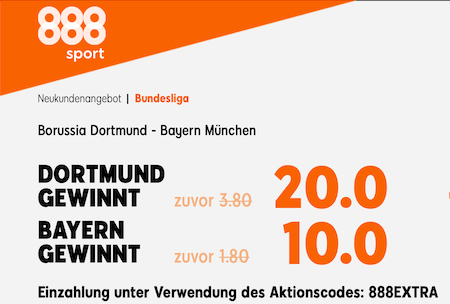 Dortmund - Bayern Quoten