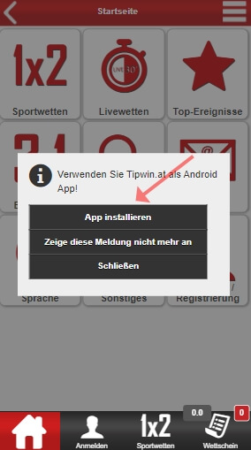 Tip win Android pp