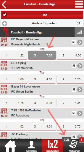 bei Tipwin wetten