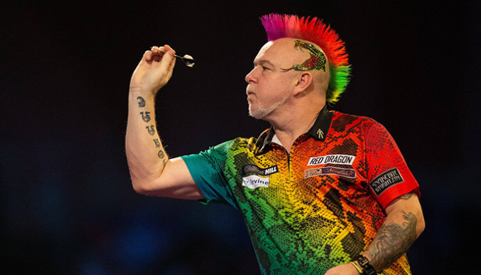 peter wright haare frisur