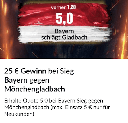 Bayern - Gladbach wetten