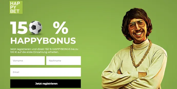 150% Super Bowl Bonus bei Happybet