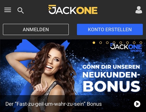 Jackone Neukundenbonus