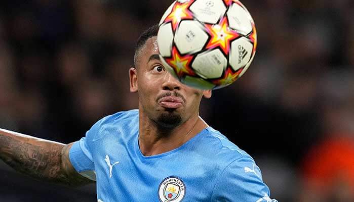 Gabriel Jesus / ManCity Atletico Wer kommt weiter Prognose (© IMAGO / Sportimage) ManCity Atletico Wer kommt weiter Tipp